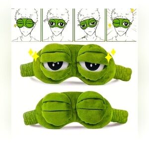 3 For $35 Frog Eyes Adjustable Eyelids Sleeping Black Out Beauty Mask